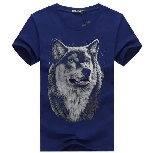 3D Wolf Head T-shirt - Street Rider Apparel