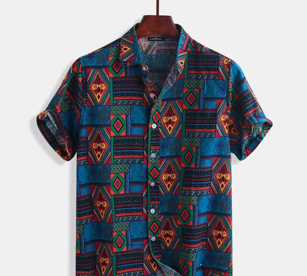 Beach shirt printed shirt men - Street Rider Apparel