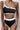 Black One Shoulder Patchwork High-waisted Bikini Set - Street Rider Apparel