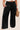 Black Shirred High Waist Plus Size Wide Leg Pants - Street Rider Apparel