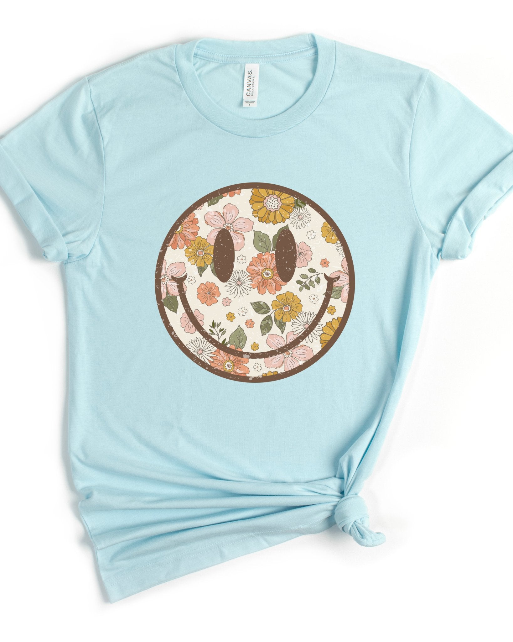 BOHO SMILE TEE (BELLA CANVAS) - Street Rider Apparel