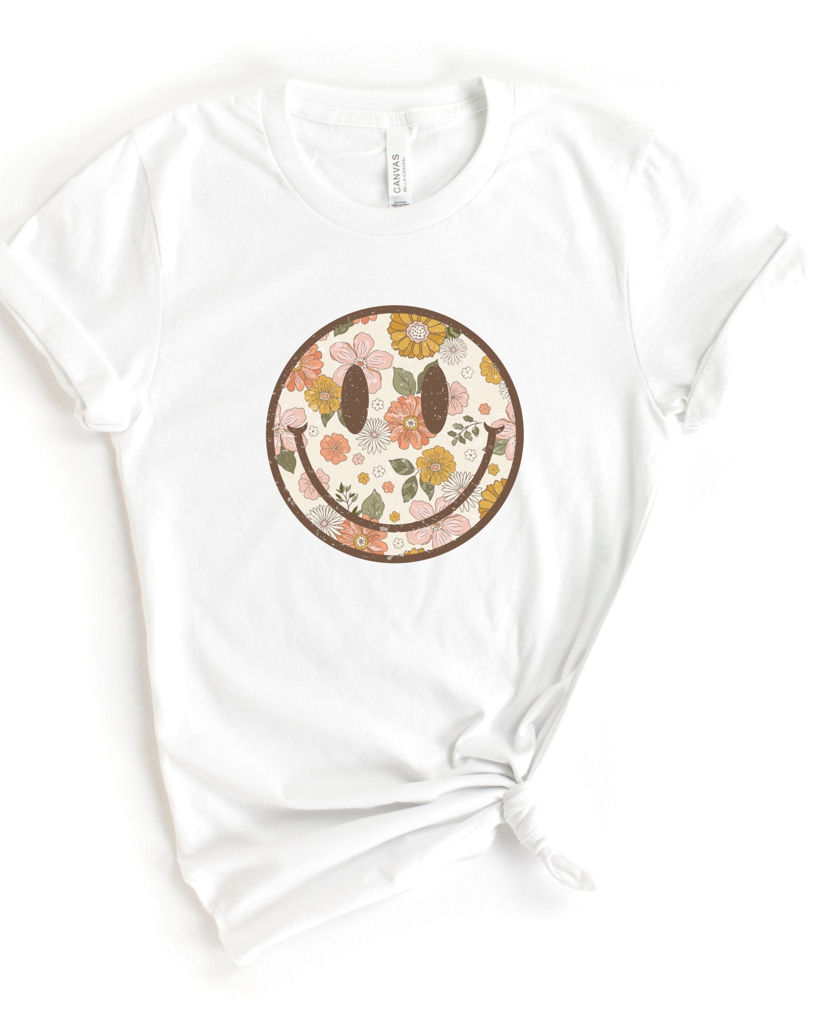 BOHO SMILE TEE (BELLA CANVAS) - Street Rider Apparel