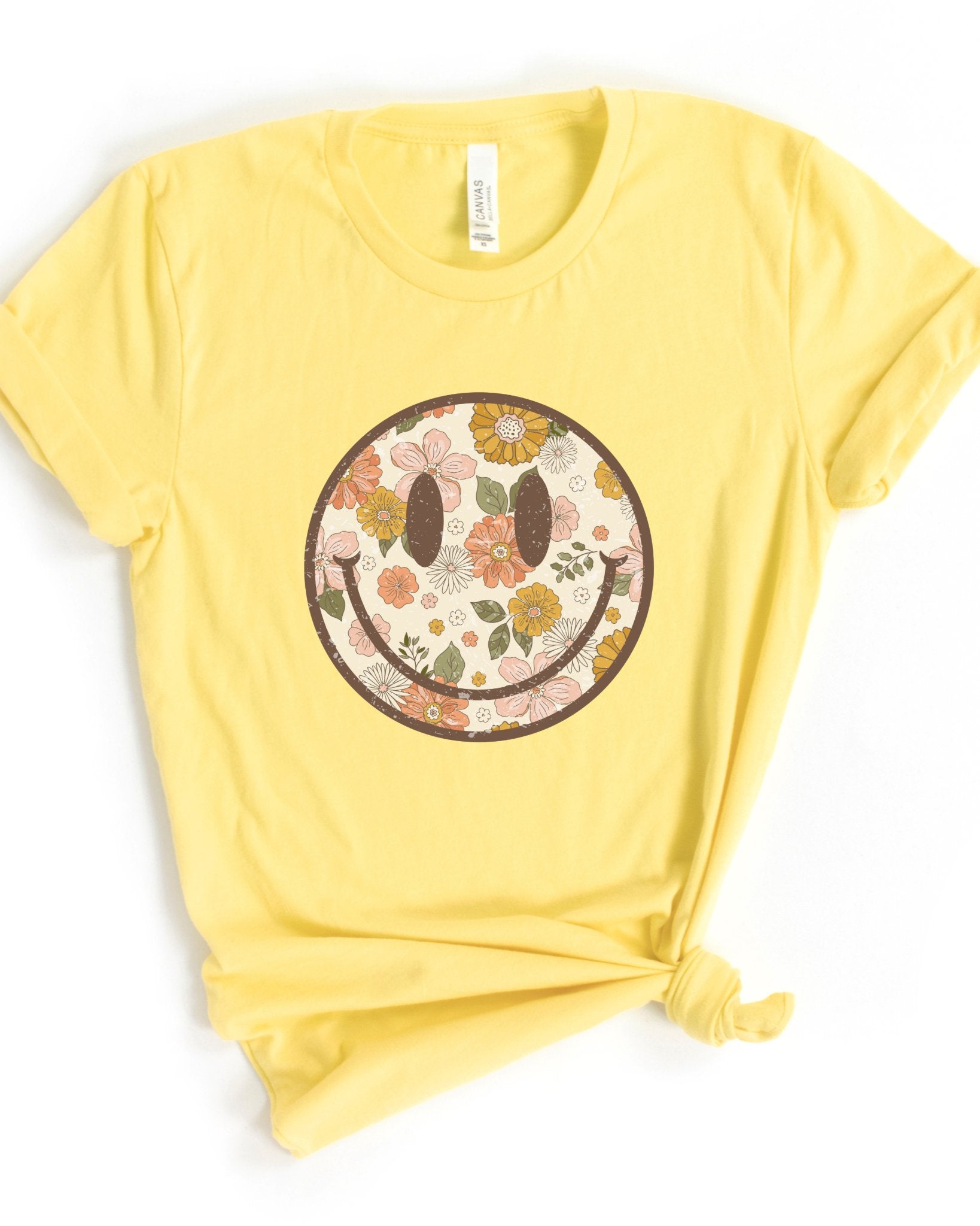 BOHO SMILE TEE (BELLA CANVAS) - Street Rider Apparel