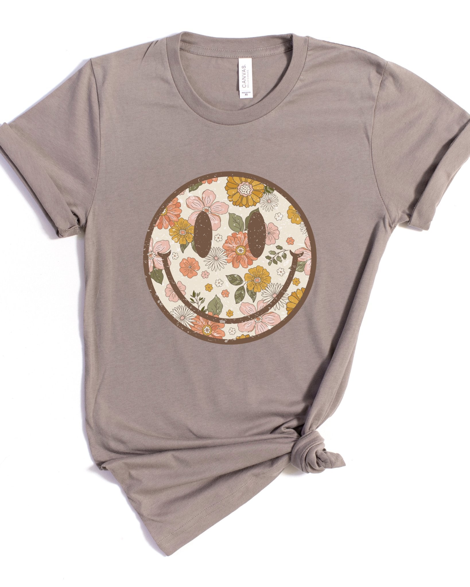 BOHO SMILE TEE (BELLA CANVAS) - Street Rider Apparel