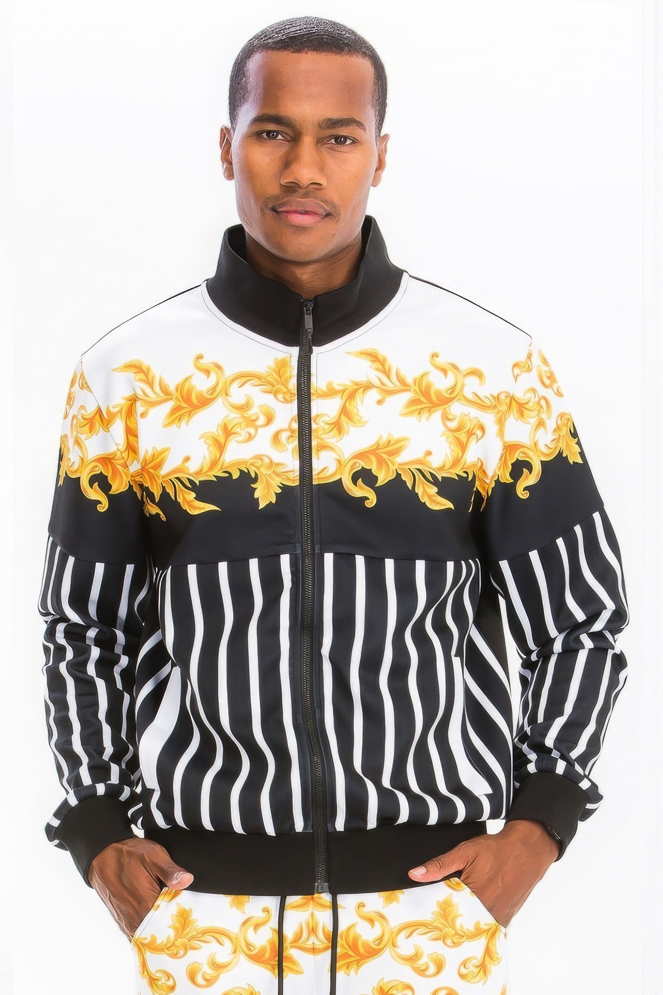 Digital Print Track Set Sweatsuit - Street Rider Apparel