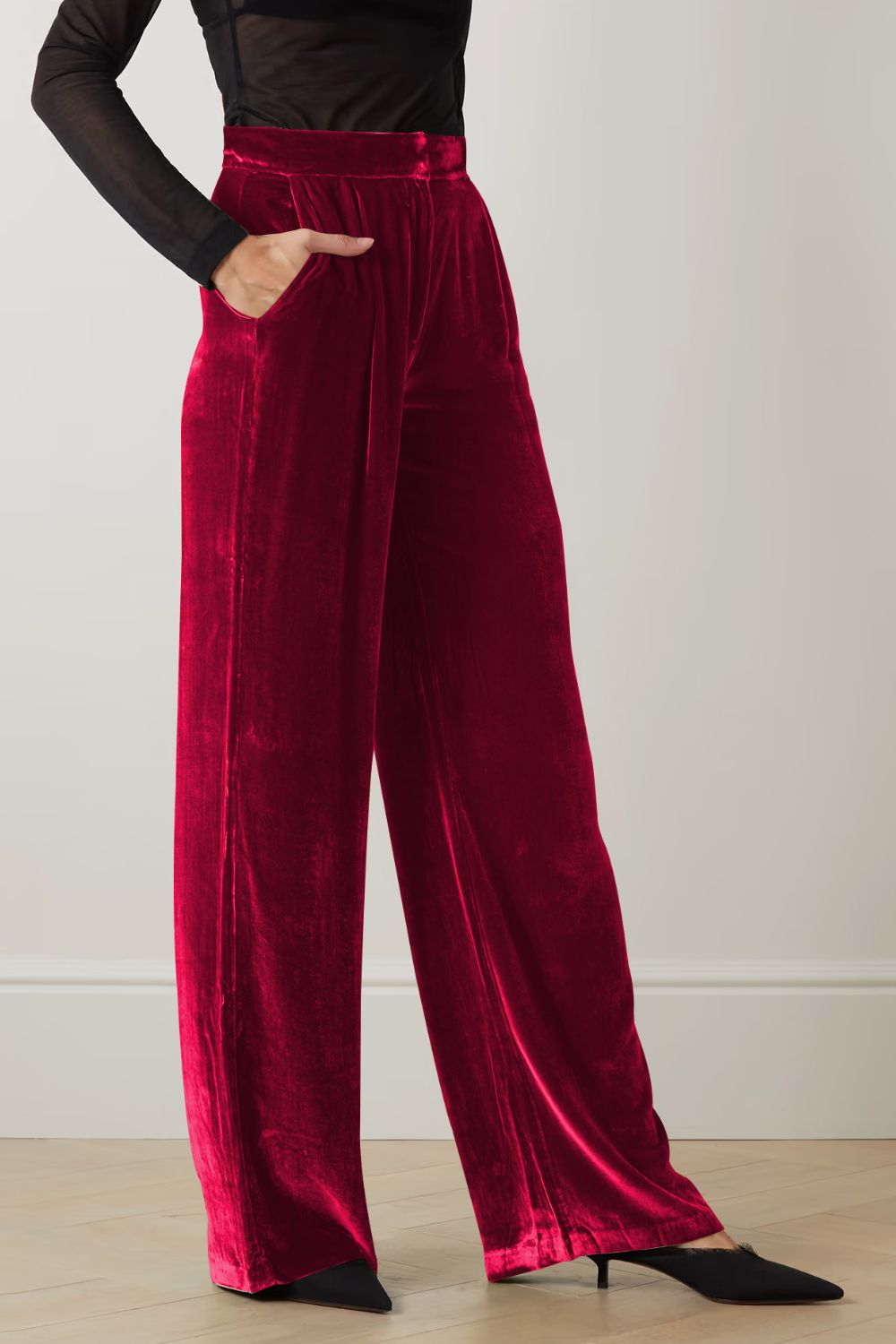 Double Take Loose Fit High Waist Long Pants with Pockets - Street Rider Apparel