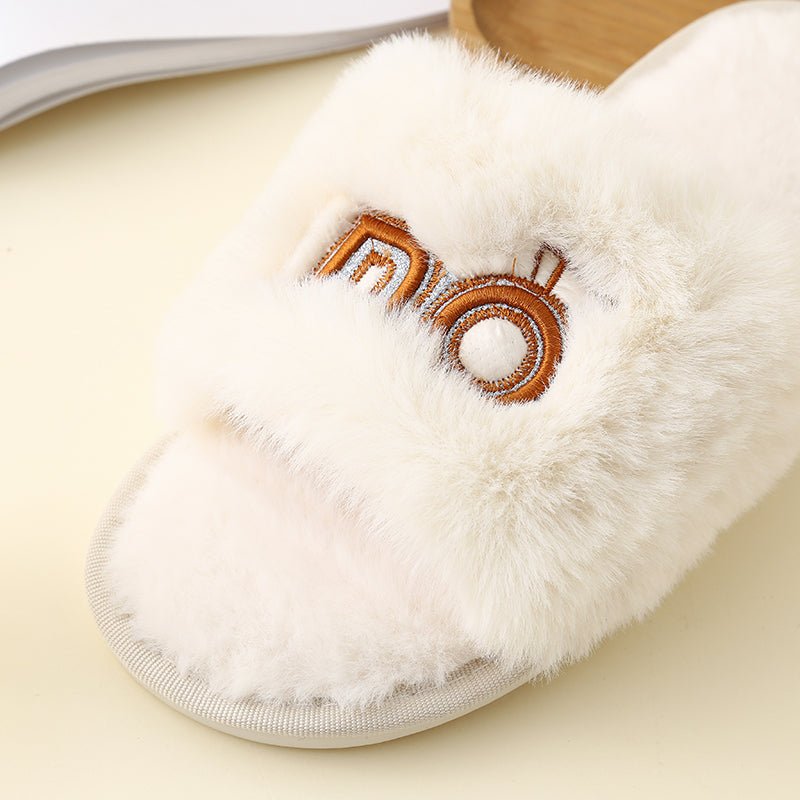 Fur Open Toe Slippers - Street Rider Apparel