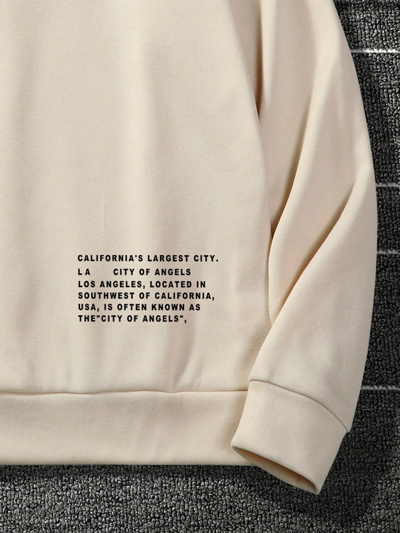 Manfinity Homme Men Slogan Graphic Sweatshirt - Street Rider Apparel