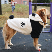 Medium Large Dog Clothes Warm Soft Winter Dog Costumes Pet Clothes Dog Autumn and Winter Coat Jacket Puppy Clothing Panda Tiger - Street Rider Apparel