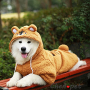Medium Large Dog Clothes Warm Soft Winter Dog Costumes Pet Clothes Dog Autumn and Winter Coat Jacket Puppy Clothing Panda Tiger - Street Rider Apparel