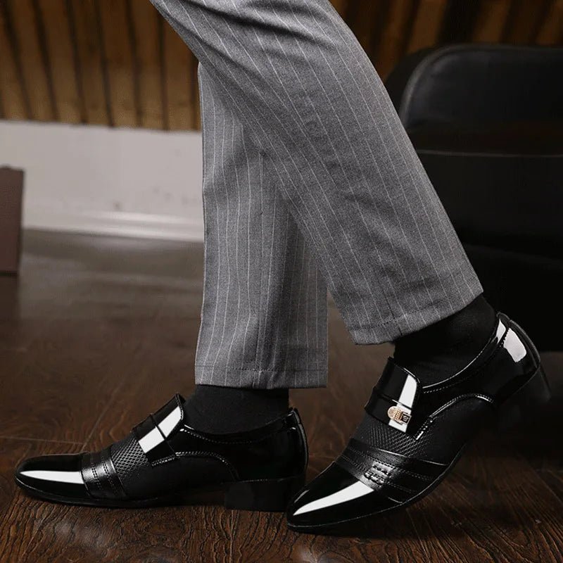 Men Dress Shoes Men Oxfords Fashion Business Dress Men Shoes 2020 New Classic Leather Men'S Suits Shoes Man Shoes 2023 - Street Rider Apparel