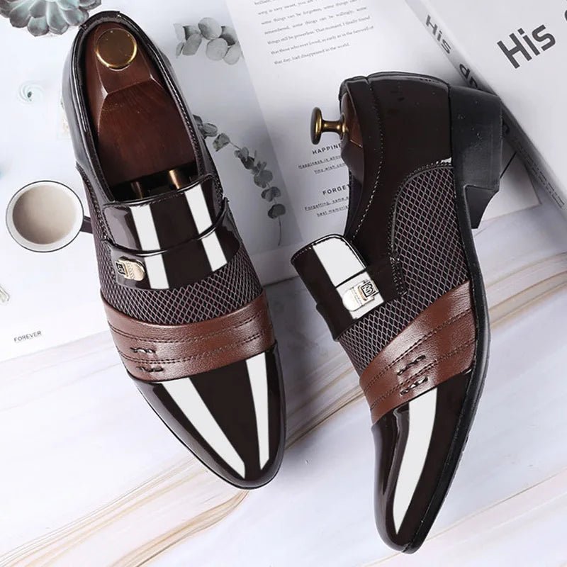 Men Dress Shoes Men Oxfords Fashion Business Dress Men Shoes 2020 New Classic Leather Men'S Suits Shoes Man Shoes 2023 - Street Rider Apparel