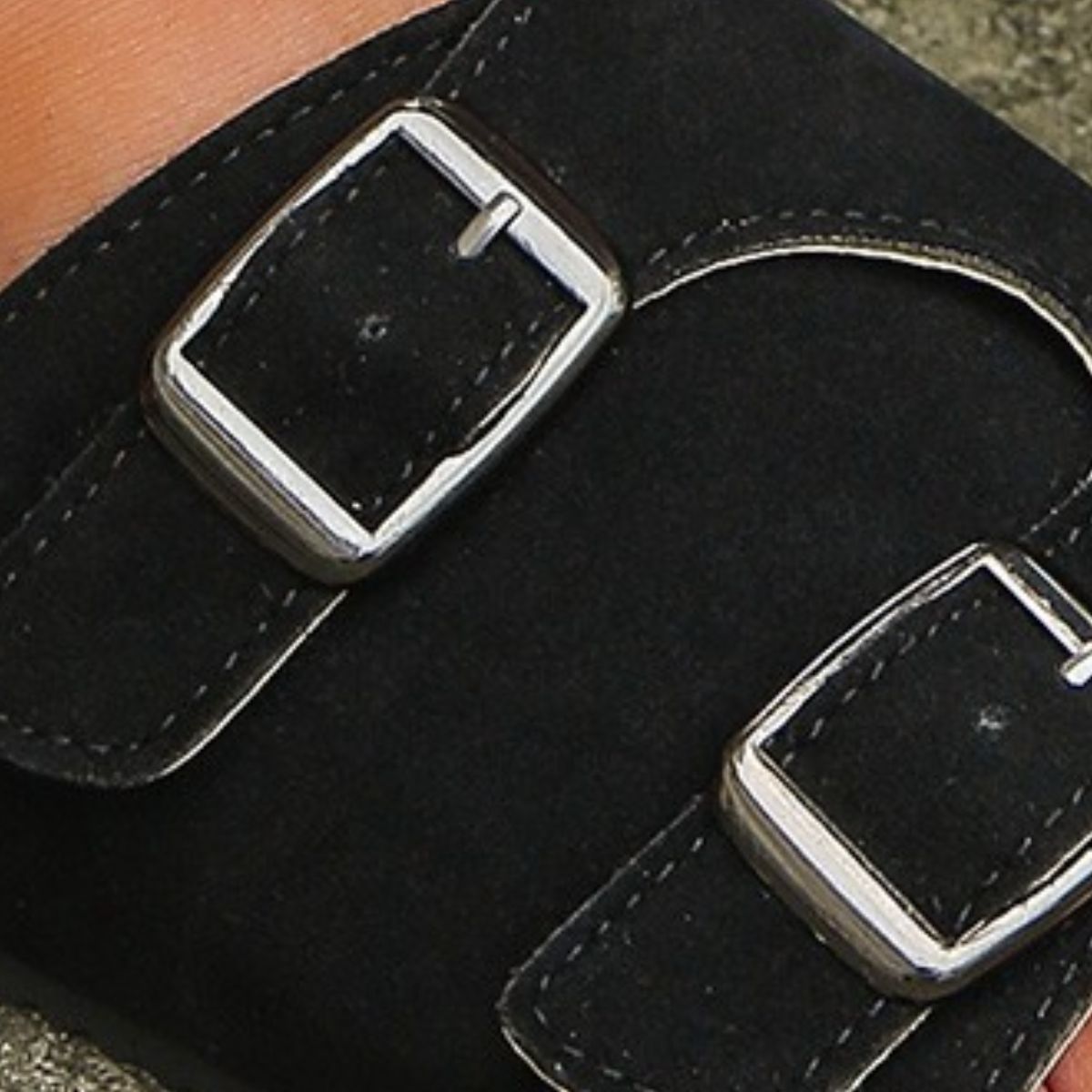 Metal Buckle Open Toe Sandals - Street Rider Apparel