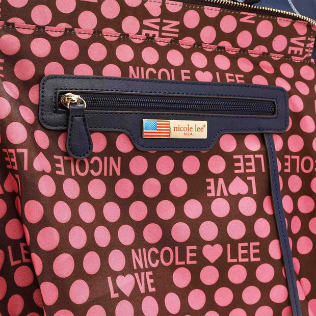Nicole Lee USA 3-Piece Color Block Handbag Set - Street Rider Apparel