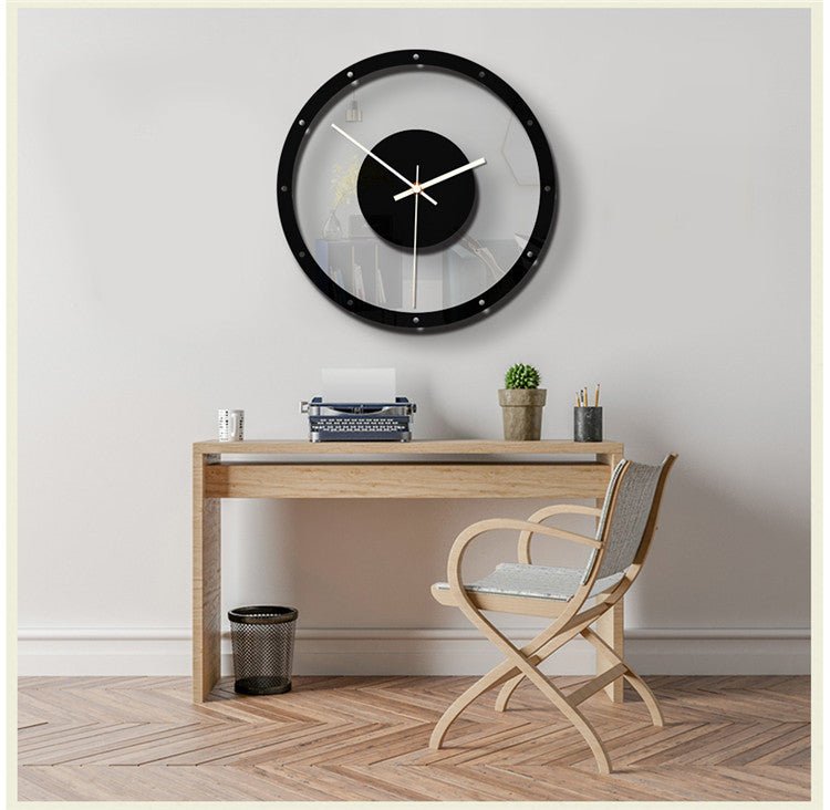 Nordic designer art minimalist living room wall clock - Street Rider Apparel