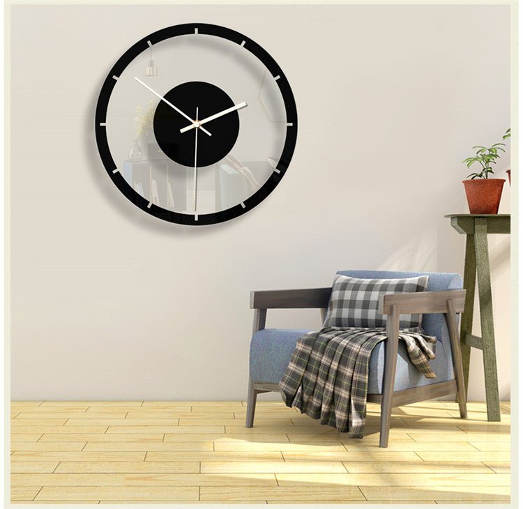 Nordic designer art minimalist living room wall clock - Street Rider Apparel