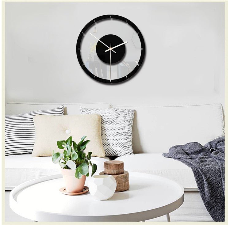 Nordic designer art minimalist living room wall clock - Street Rider Apparel