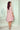 Numoco 210-11 NICOLLE - dress with longer back with lace neckline - powder pink - Street Rider Apparel