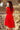 Numoco 210-6 NICOLLE - dress with longer back with lace neckline - Red - Street Rider Apparel