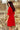 Numoco 217-1 NEVA Trapezoidal dress with flared sleeves - red - Street Rider Apparel