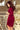 Numoco 237-2 KELLY Elegant dress with a neckline - burgundy - Street Rider Apparel