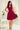 Numoco 274-1 ANITA Frill dress - burgundy - Street Rider Apparel