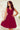 Numoco 274-1 ANITA Frill dress - burgundy - Street Rider Apparel