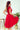 Numoco 300-2 PATRICIA - dress with longer back with lace neckline - Red - Street Rider Apparel