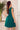 Numoco 307-2 POLA dress with frills on the neckline - green - Street Rider Apparel