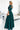 Numoco 309-5 AMBER elegant lace long dress with a neckline - green - Street Rider Apparel