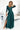 Numoco 309-5 AMBER elegant lace long dress with a neckline - green - Street Rider Apparel