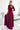 Numoco 309-9 AMBER elegant long maxi dress with lace neckline - burgundy - Street Rider Apparel