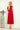 Numoco 315-3 EMILY Pleated dress with frills and neckline - red - Street Rider Apparel