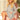 Numoco 319-2 HANNAH chiffon dress with a neckline at the back - beige and blue boho pattern - Street Rider Apparel