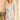 Numoco 319-2 HANNAH chiffon dress with a neckline at the back - beige and blue boho pattern - Street Rider Apparel