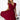 Numoco 374-2 POLINA Pleated dress with a neckline and frills - Burgundy color - Street Rider Apparel