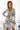 Numoco 387-3 Fitted dress with an envelope neckline and long sleeves - green leopard print - Street Rider Apparel