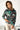 Numoco 390-2 Kangaroo hoodie - turquoise brown marble - Street Rider Apparel