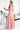 Numoco 405-3 ELENA Long dress with a neckline and ties on the shoulders - dirty pink - Street Rider Apparel