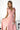 Numoco 405-3 ELENA Long dress with a neckline and ties on the shoulders - dirty pink - Street Rider Apparel