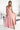 Numoco 405-3 ELENA Long dress with a neckline and ties on the shoulders - dirty pink - Street Rider Apparel