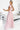 Numoco 411-6 CRYSTAL long shimmering dress with a neckline - dirty pink - Street Rider Apparel