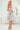 Numoco 478-1 MAYA Dress with longer back, neckline and belt - pink flowers - Street Rider Apparel
