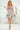 Numoco 478-1 MAYA Dress with longer back, neckline and belt - pink flowers - Street Rider Apparel