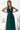 Numoco 490-3 SUSAN Long brocade dress with a neckline and stitching at the waist - green - Street Rider Apparel