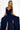 Numoco 509-1 Elegant long dress tied in many ways - navy blue - Street Rider Apparel