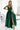 Numoco 512-1 JULIET elegant long satin dress with a neckline - green - Street Rider Apparel