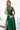 Numoco 513-1 LUNA elegant long satin dress with a neckline and crossed straps - green - Street Rider Apparel