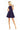 Numoco Dress MARTA with lace - navy blue 157-1 - Street Rider Apparel