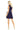 Numoco Dress MARTA with lace - navy blue 157-1 - Street Rider Apparel